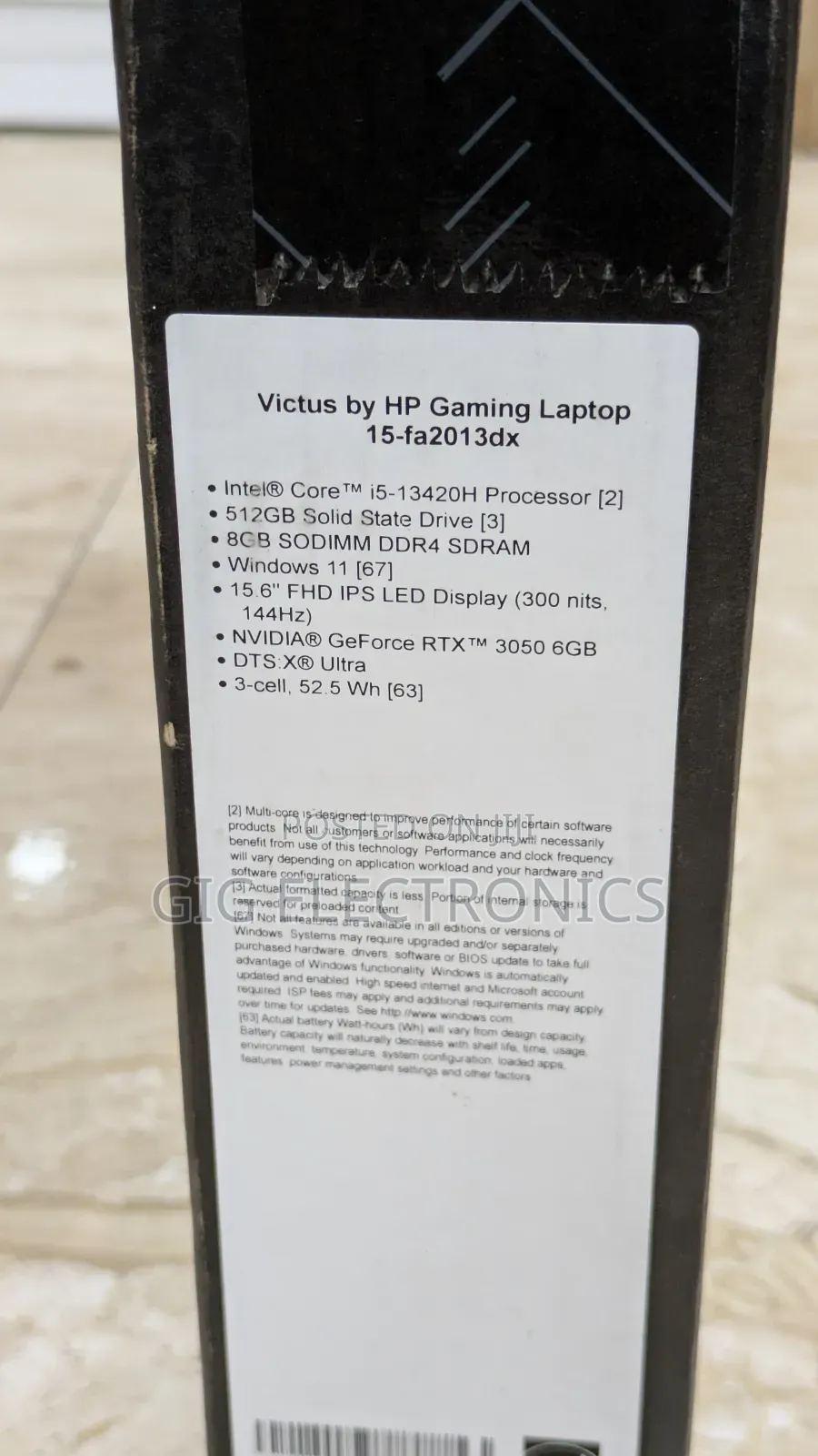 New Laptop HP Victus 15 8GB Intel Core i5 SSD 512GB