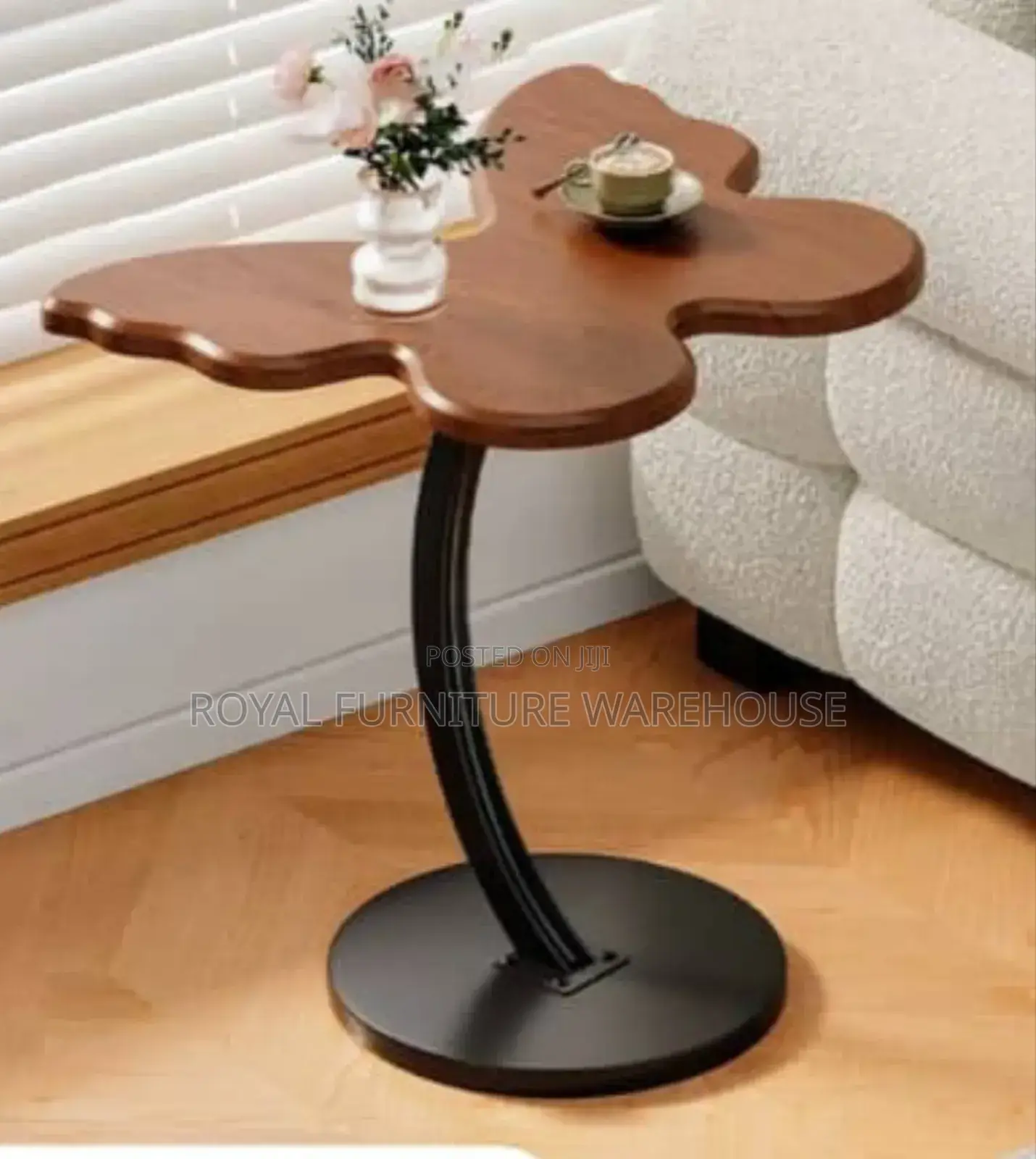 Butterfly Design C Shape Side Table