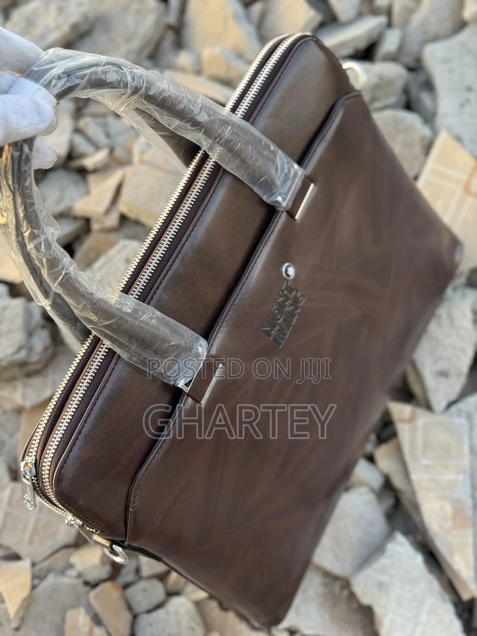 Montblanc Executive Leather Laptop Briefcase