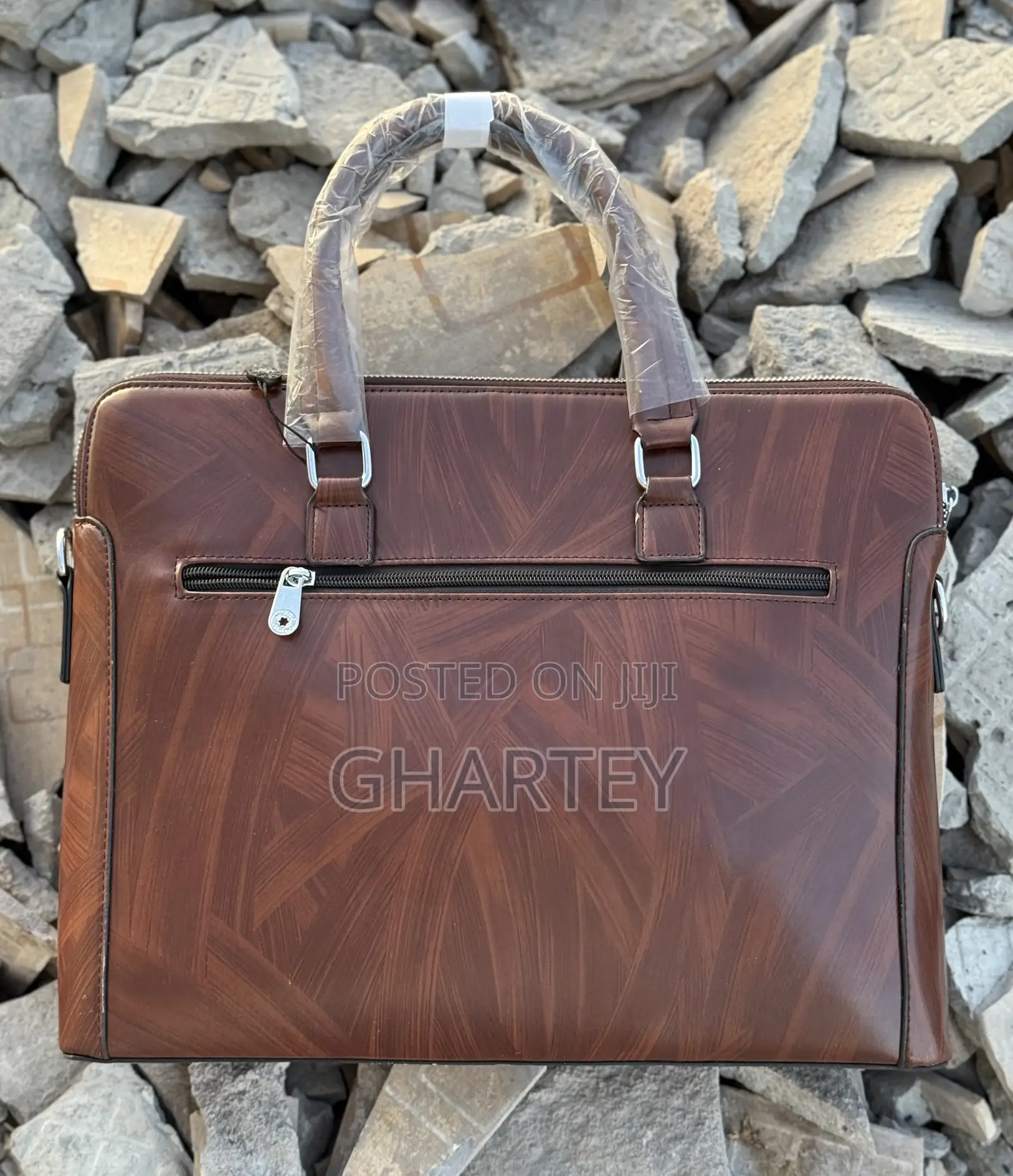 Montblanc Executive Luxury Leather Briefcase - Brown
