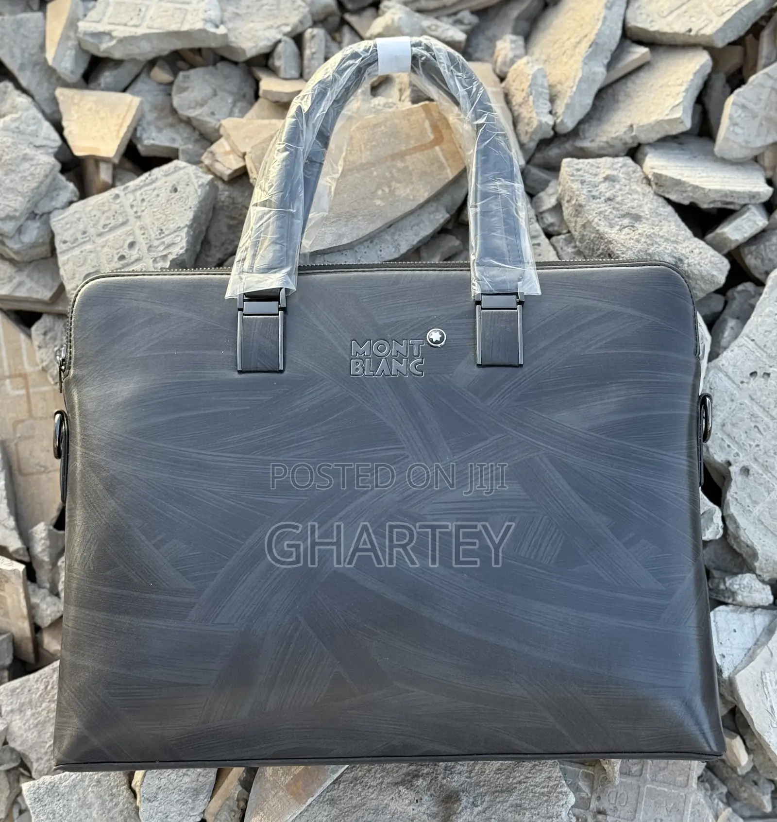 Montblanc Leather Men’S Laptop Bag - Redefining Professional Luxury