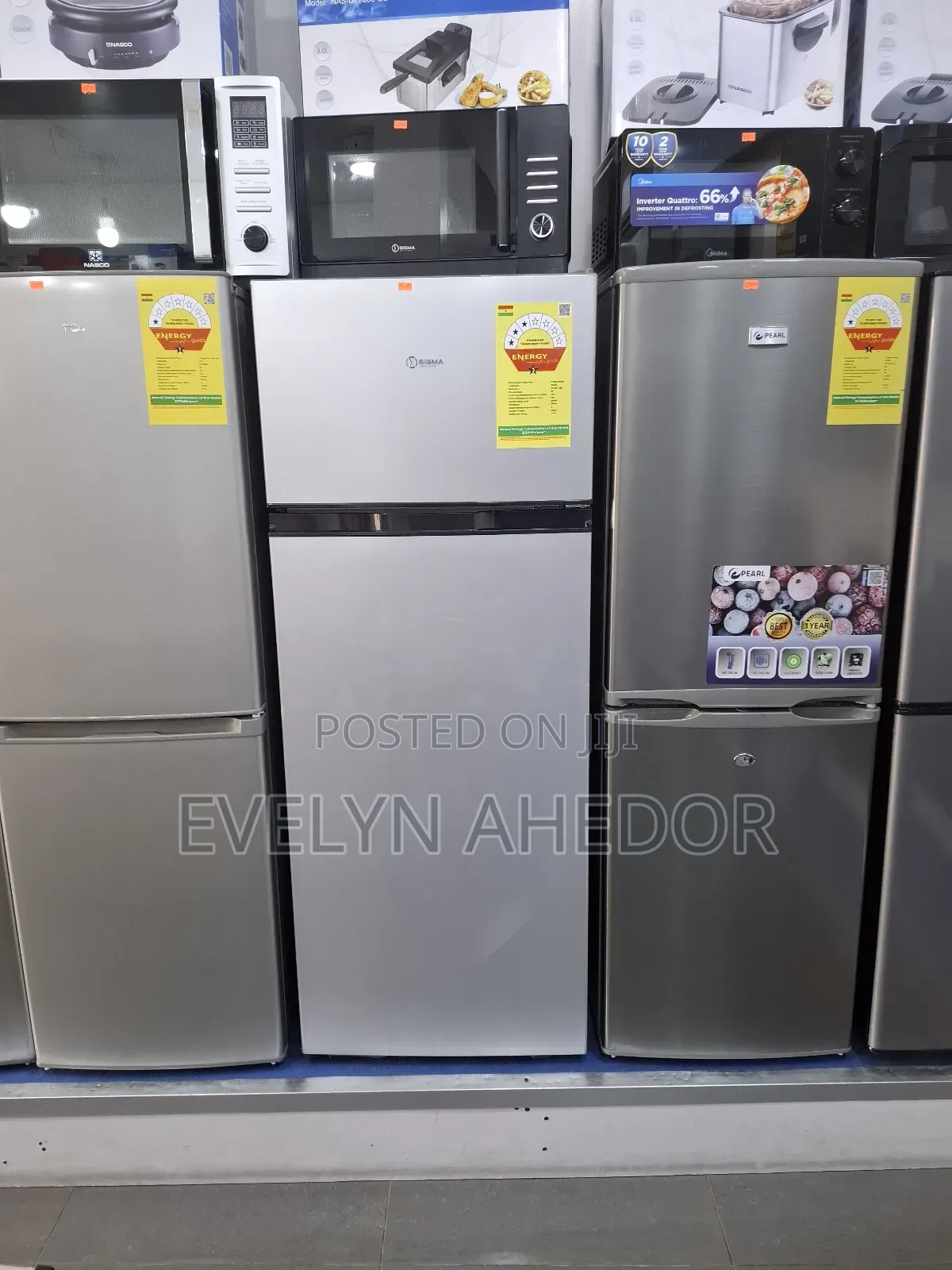 Brand New Sigma Top Freezer 207ltrs Available as Seen