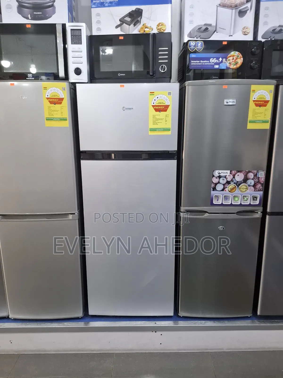 Brand New Sigma Top Freezer 207ltrs Available as Seen