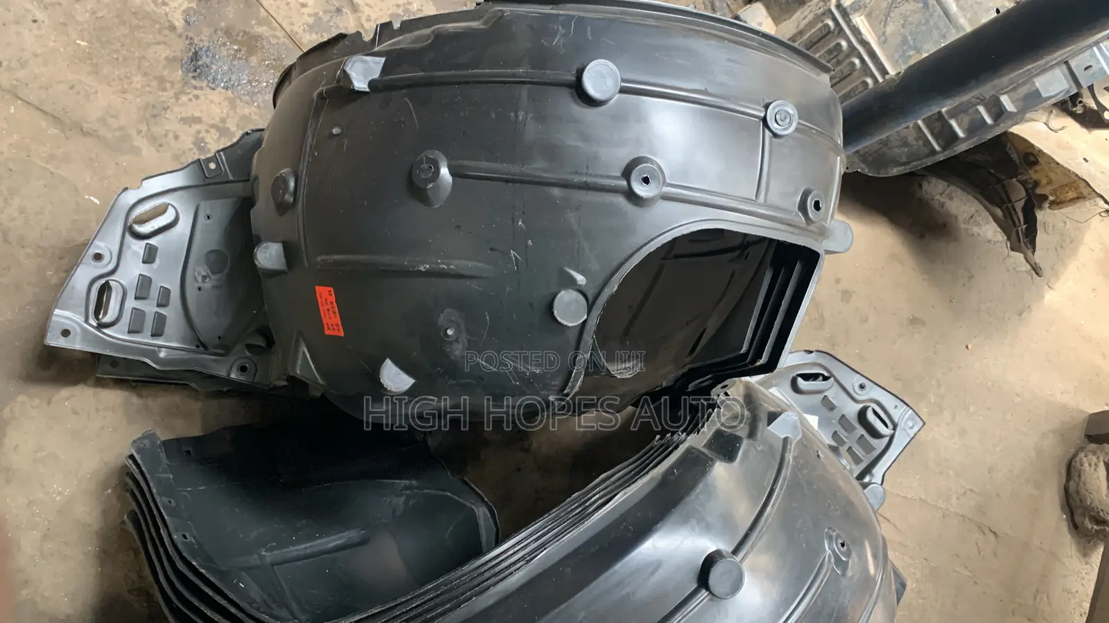 Bumper Linings/Mud Guard Rubber for Honda Civic 2016-2019.