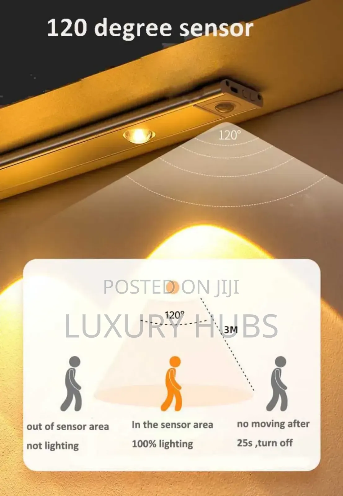 Led Sensor Light 60cm (Intelligent Induction Wardrobe Light)