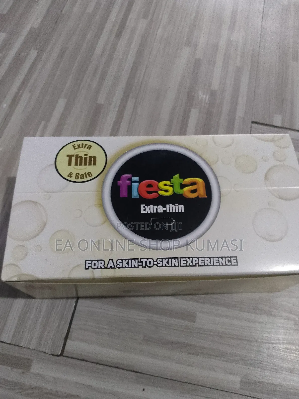 Fiesta Condom Extra Thin Box - 24 Packs of 3 in 1