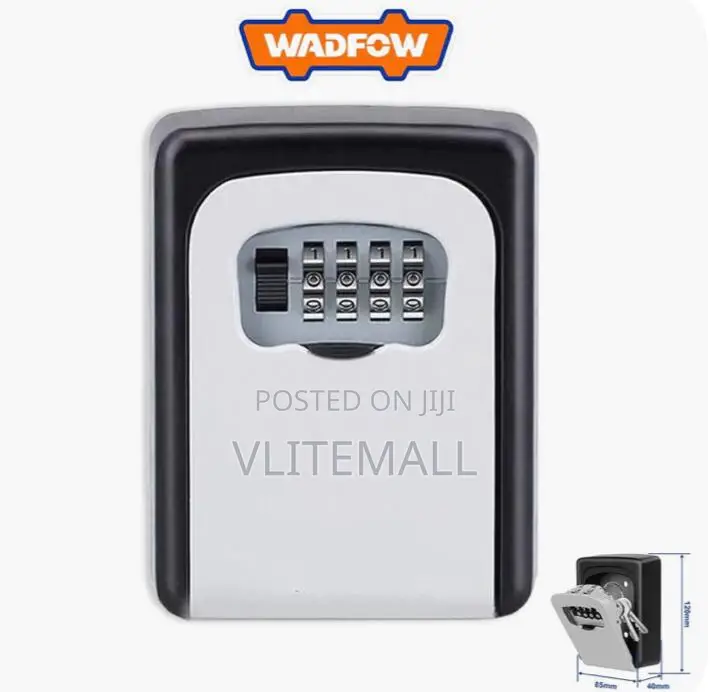 Wadfow 4 Digit Combination Key Safe Box - Wkfb1119