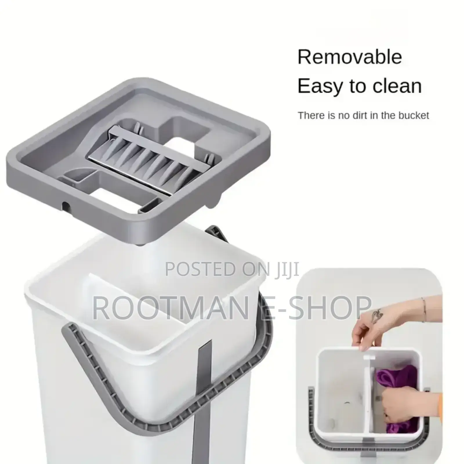 Thicker Design Microfiber High Quality Mops With Wet-Dry Bucket Set