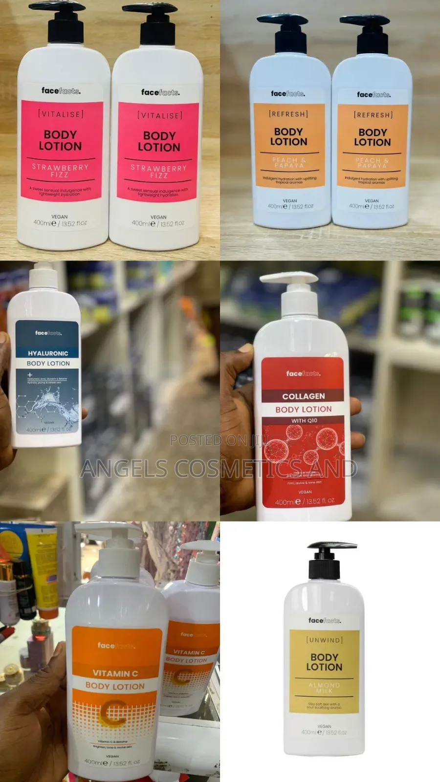 Face Facts Body Lotions