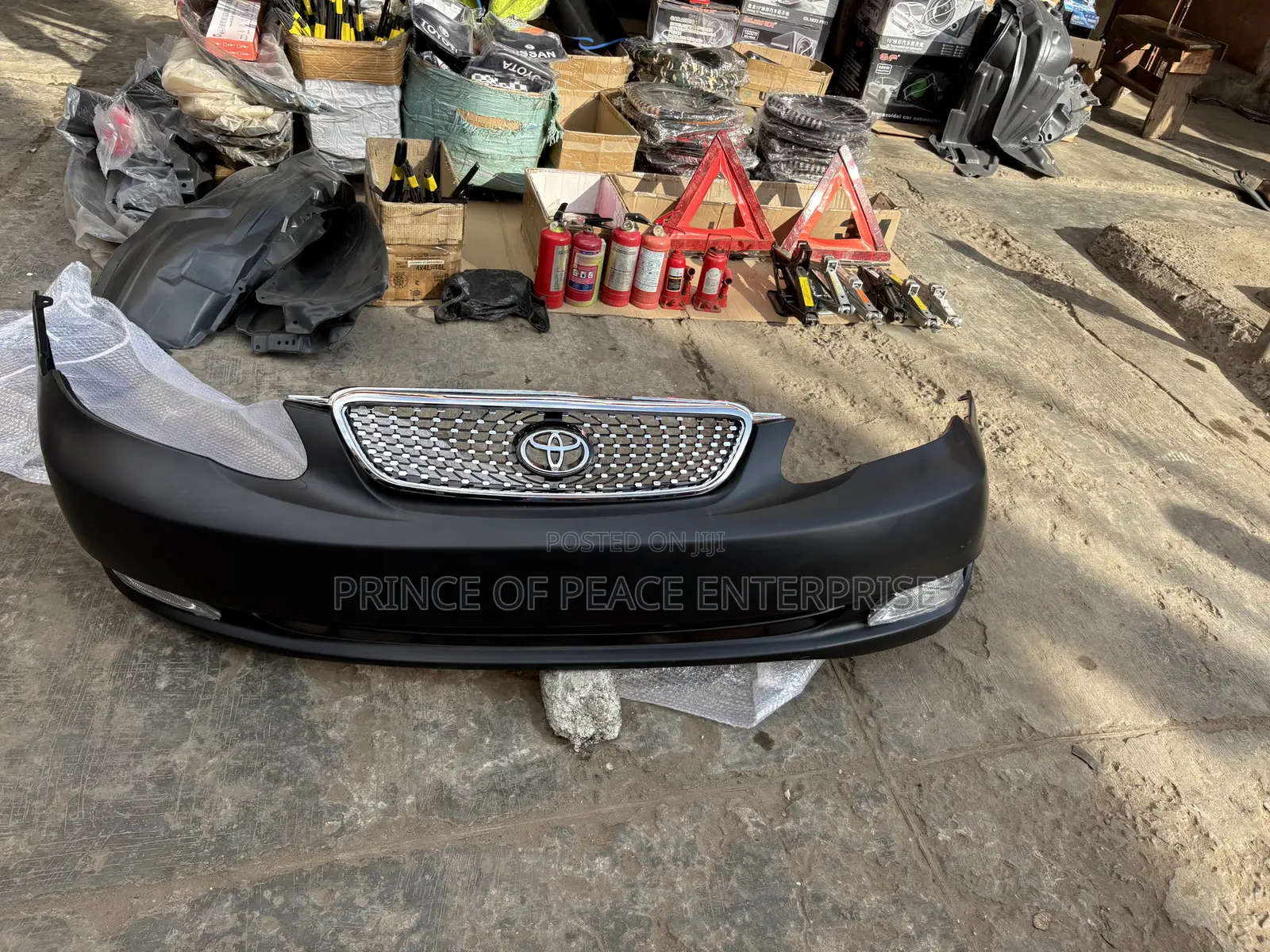 Toyota Corolla 2003 2004 2005 Complete Front Bumper