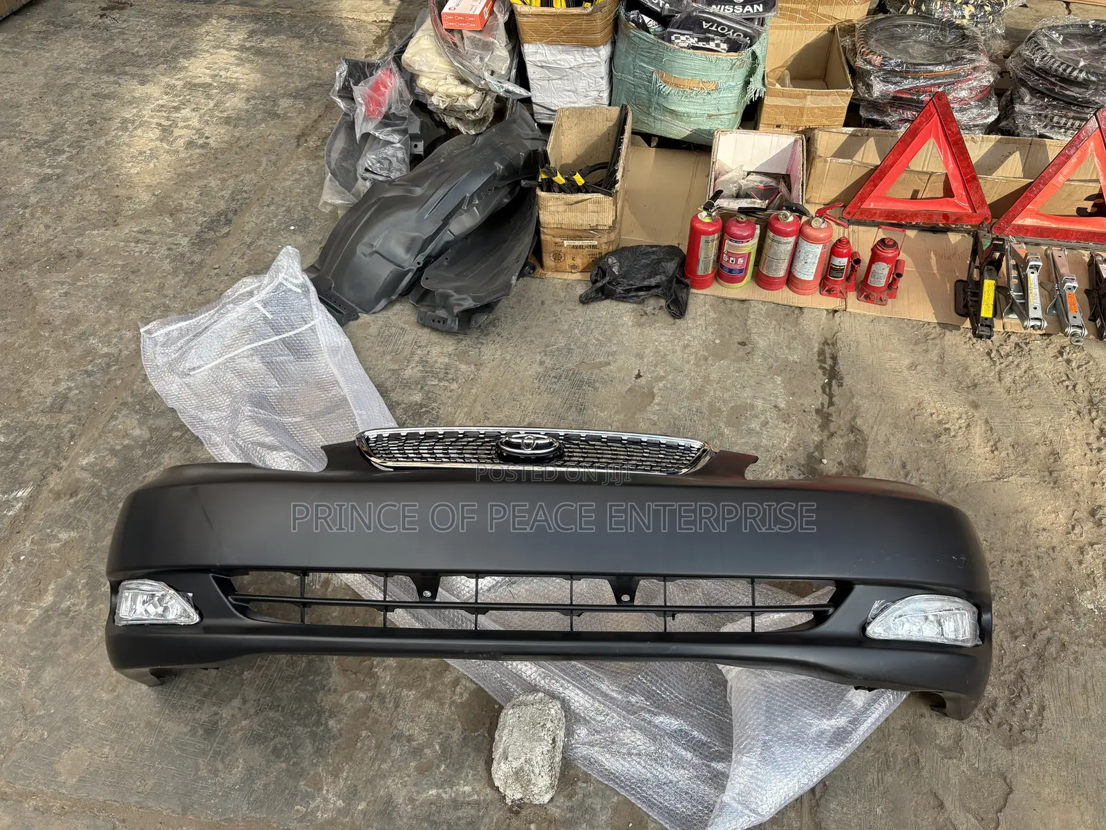 Toyota Corolla 2006 2007 2008 Front Bumper With Shells and Fog Light