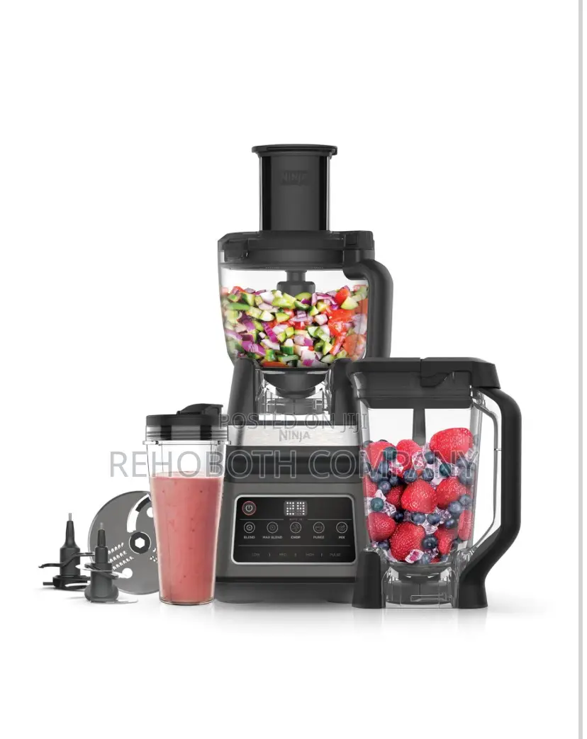 Ninja 3-in-1 Food Processor Blender With 5 Automatic Programs