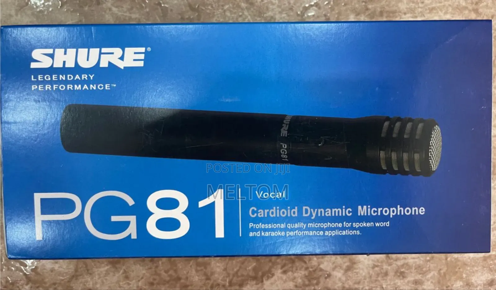 Shure Pg81 Cardioid Dynamic Microphone