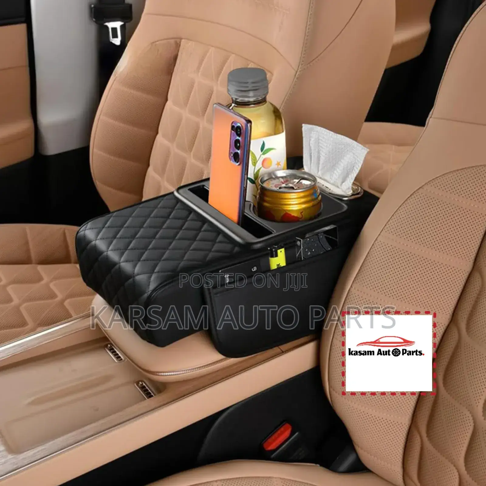 Car Armrest With Holder Stand Cup