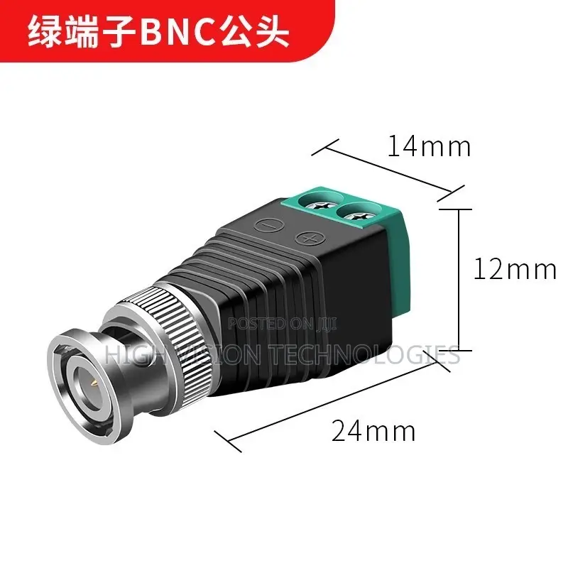 BNC Connector for CCTV Cameras
