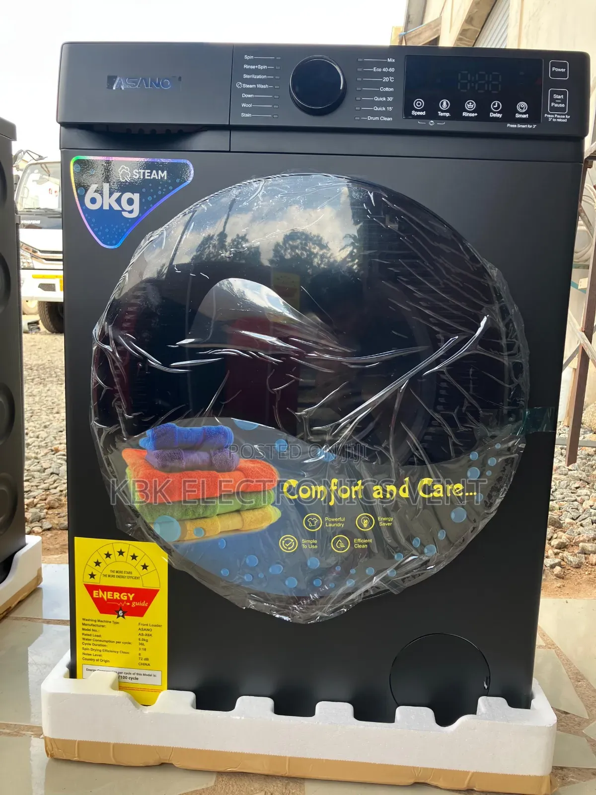 Asano 6kg Front Load Washing Machine