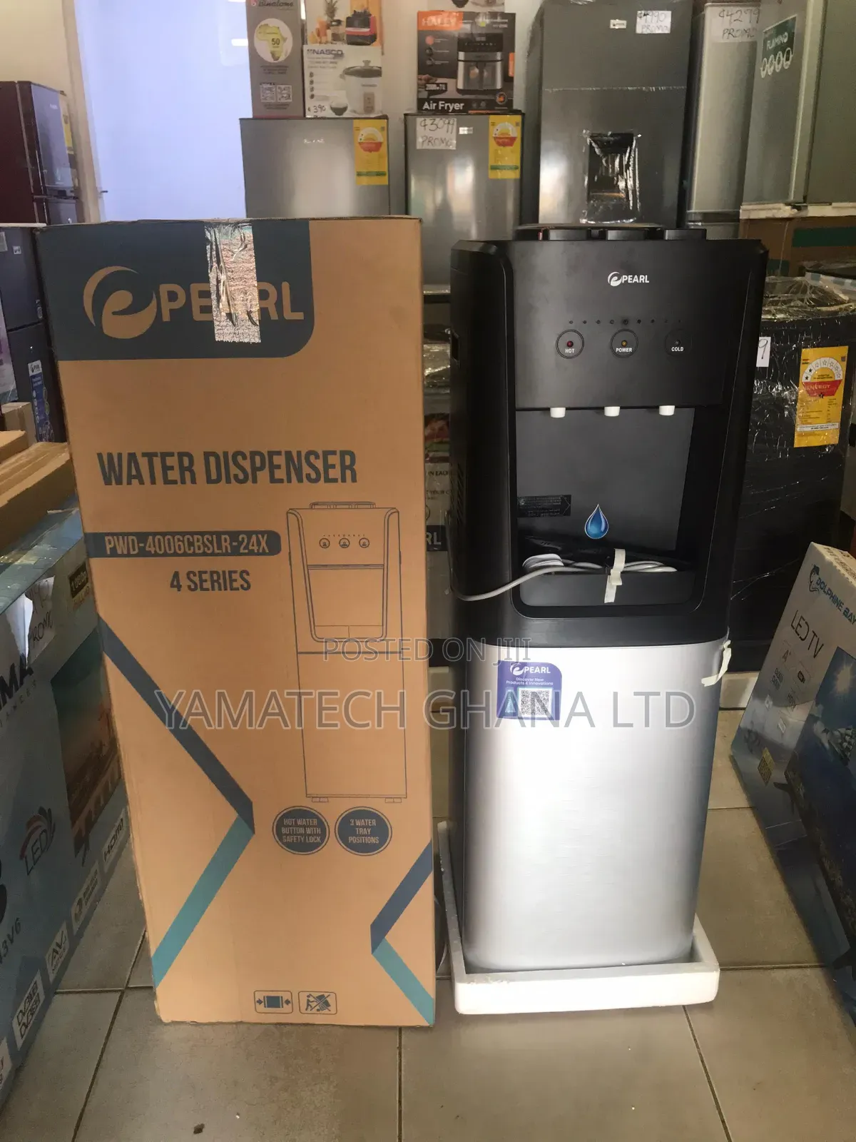 The Original Pearl Water Dispenser With Fast Cooling Inbuilt Fridge