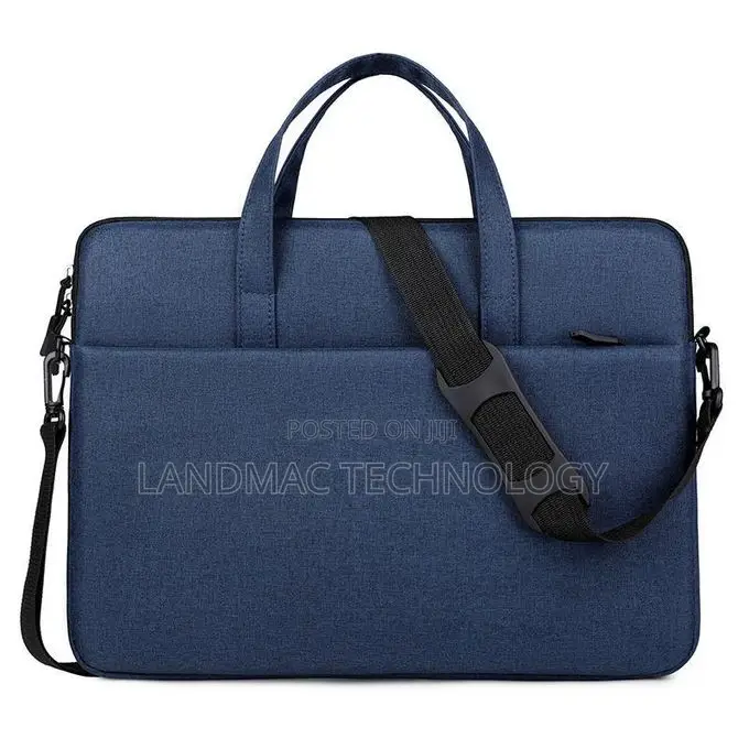 15-Inch Laptop Bag, Hand-Held/Single-Shoulder - Dark Blue