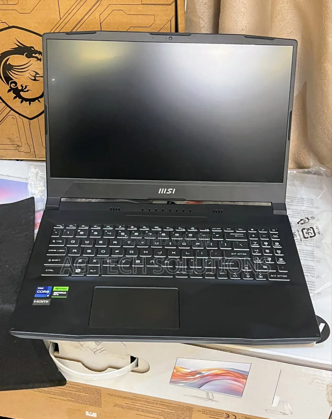 New Laptop MSI Katana GF66 16GB Intel Core i9 SSD 1T