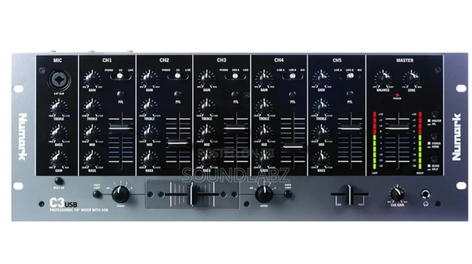 Numark C3usb, A Five-channel Professional Dj Rack