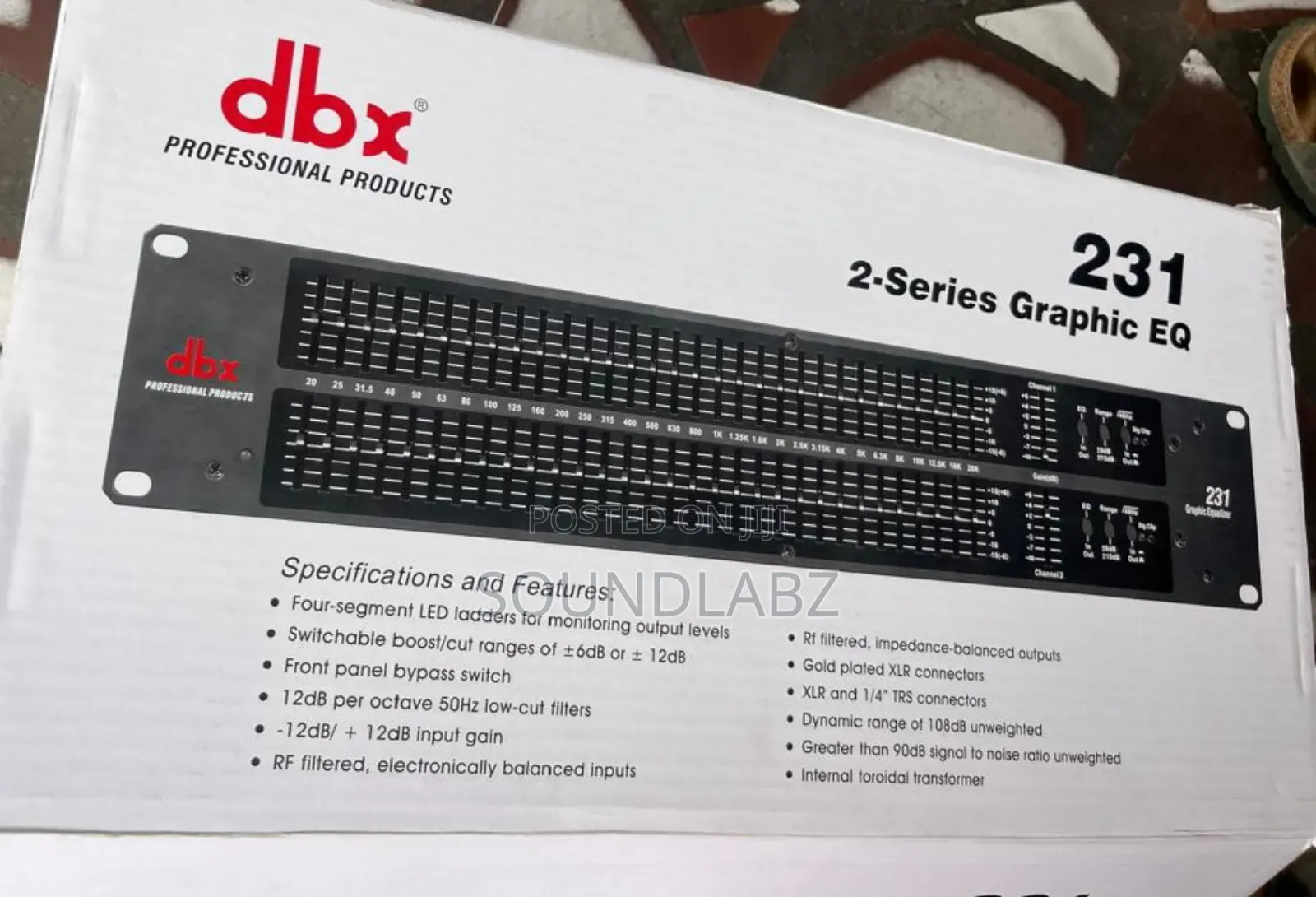 Dbx 231s Dual Channel 31-band Graphic Equalize