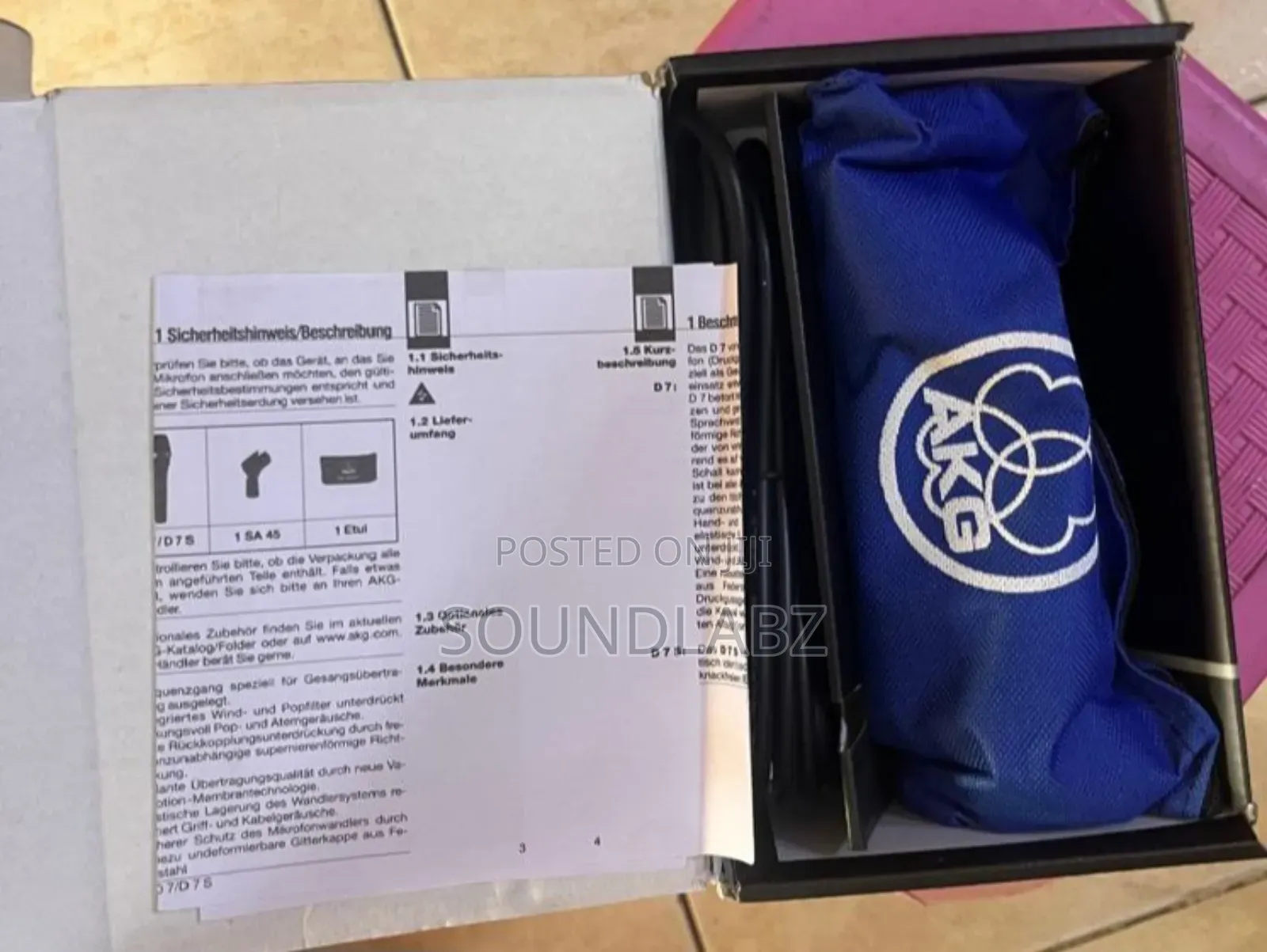 Akg D7s Dynamic Vocal/Cord Microphone