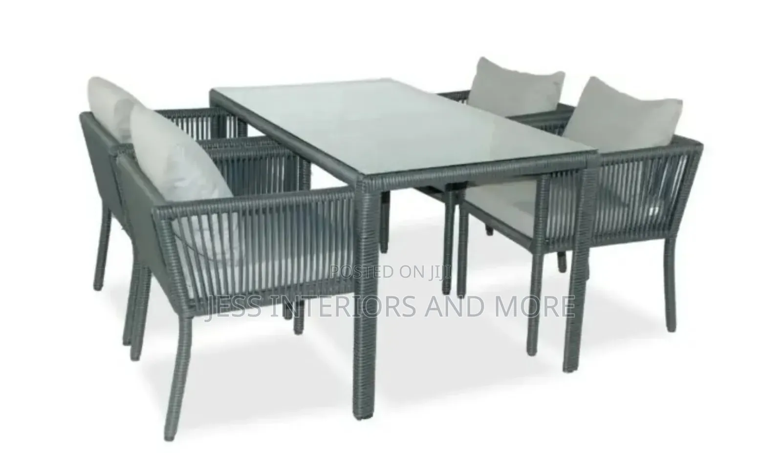 Outdoor Garden Dining Set (Available in Light Brown, Gray,Brown)
