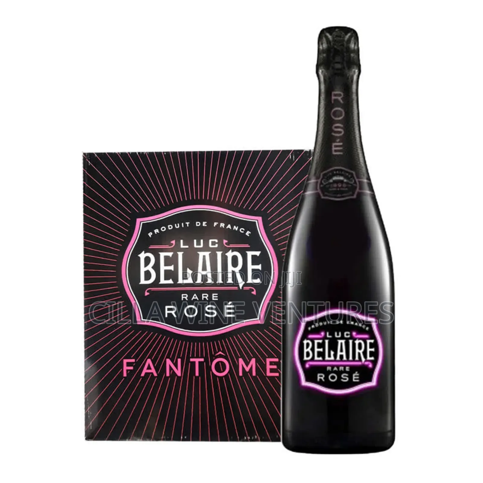 Belaire Rare Rose Fantome Black Champagne