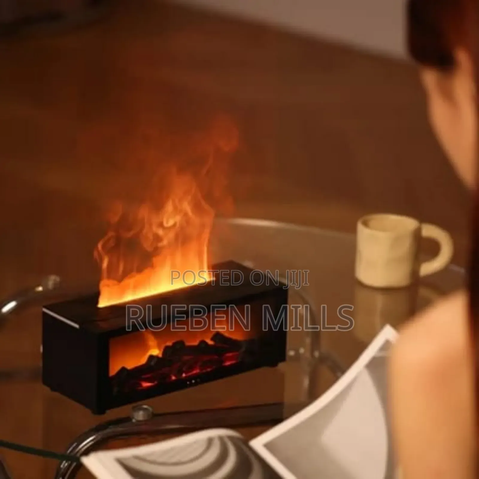 Intelligent Remote Control A4 Fire Place Essential Oil Diffuser