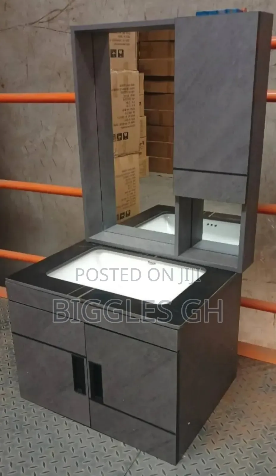 Cabinet Basin With Mirror- 60cm