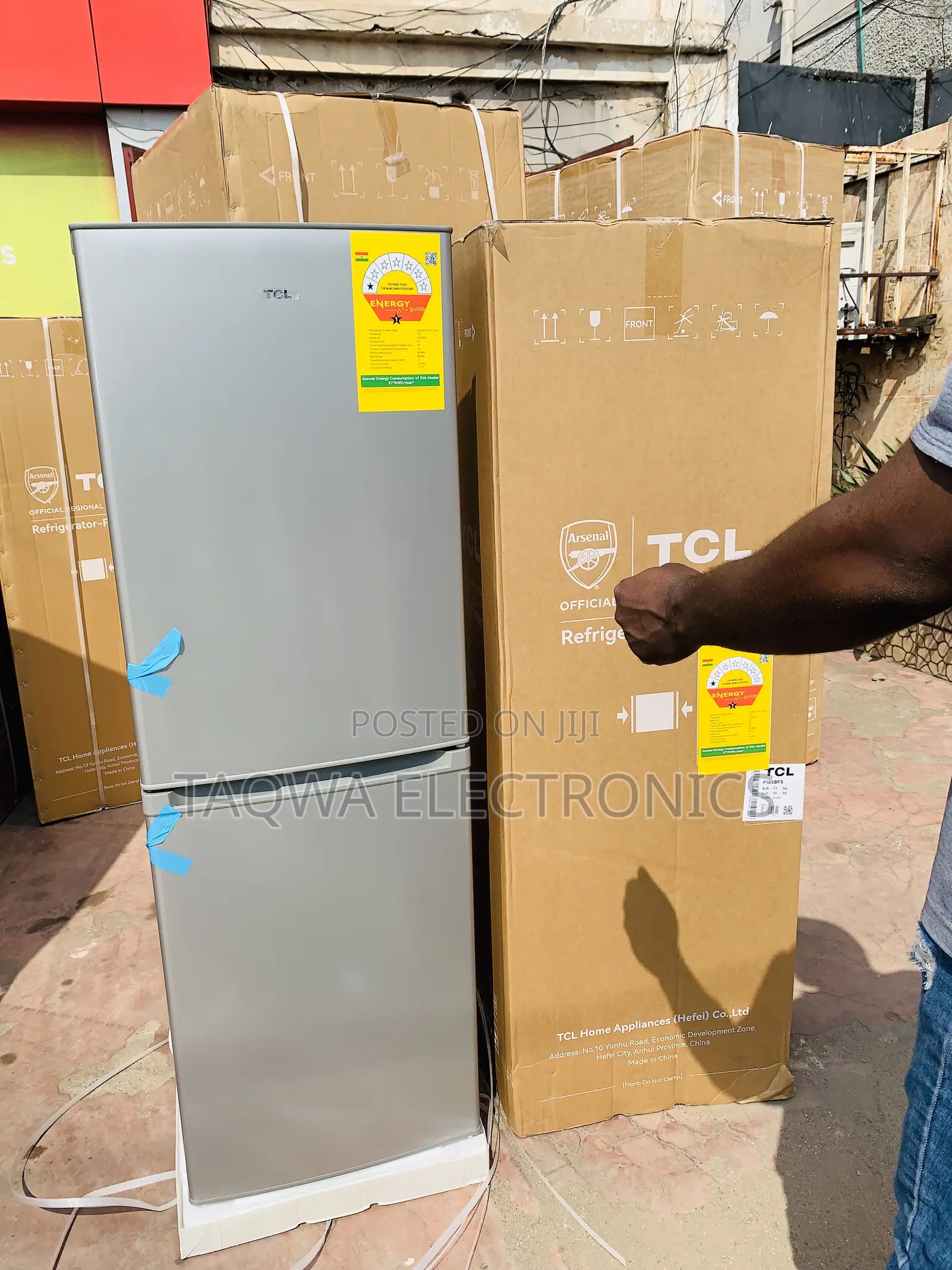 Two- Doors TCL 142l Fridge