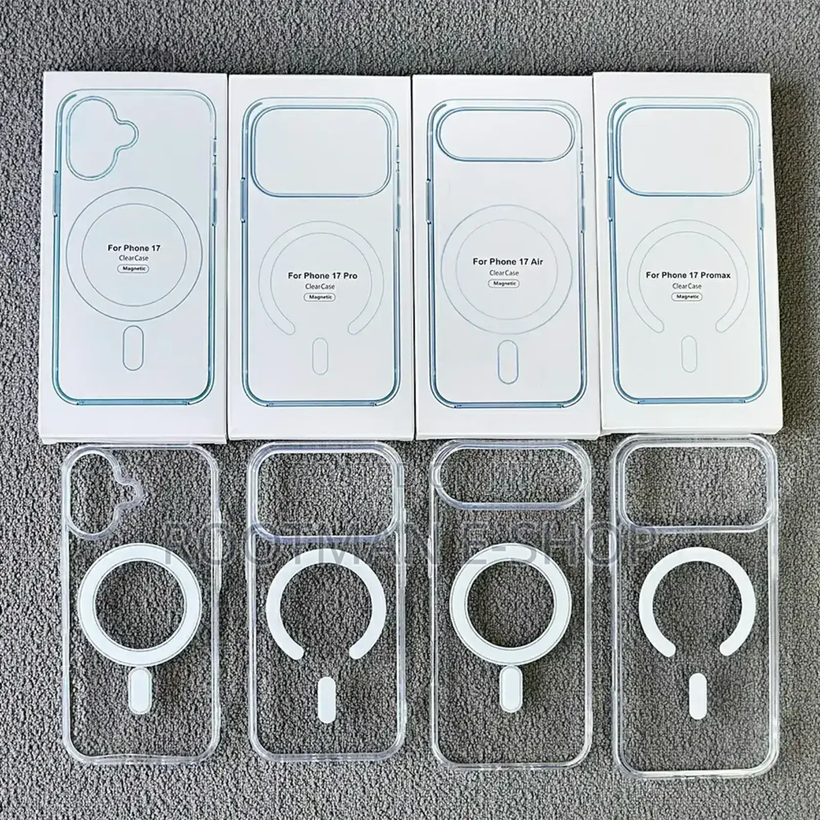 Crystal Clear Magsafe Case for iPhone 17 Series (Air | Pro | Pro Max)