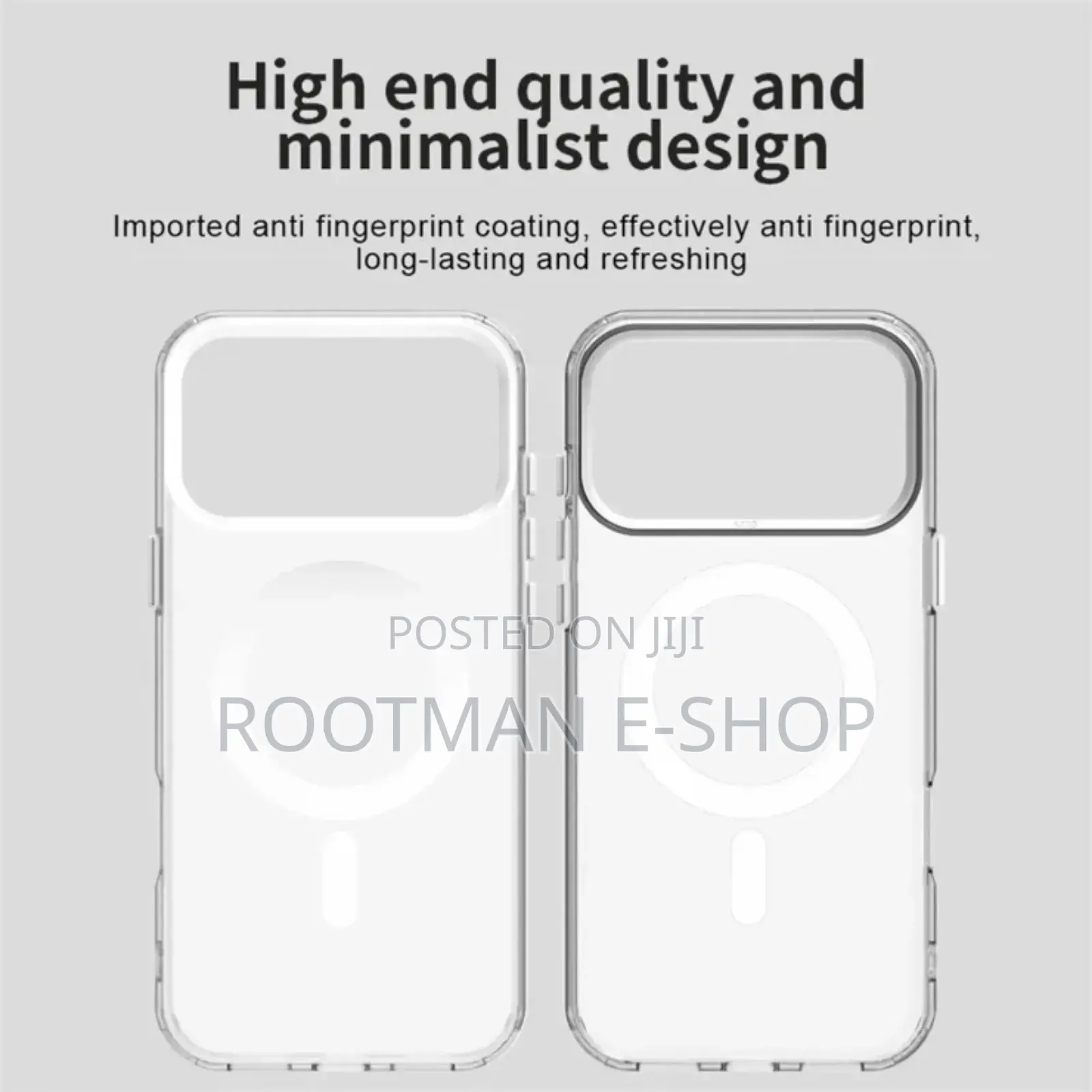 Crystal Clear Magsafe Case for iPhone 17 Series (Air | Pro | Pro Max)