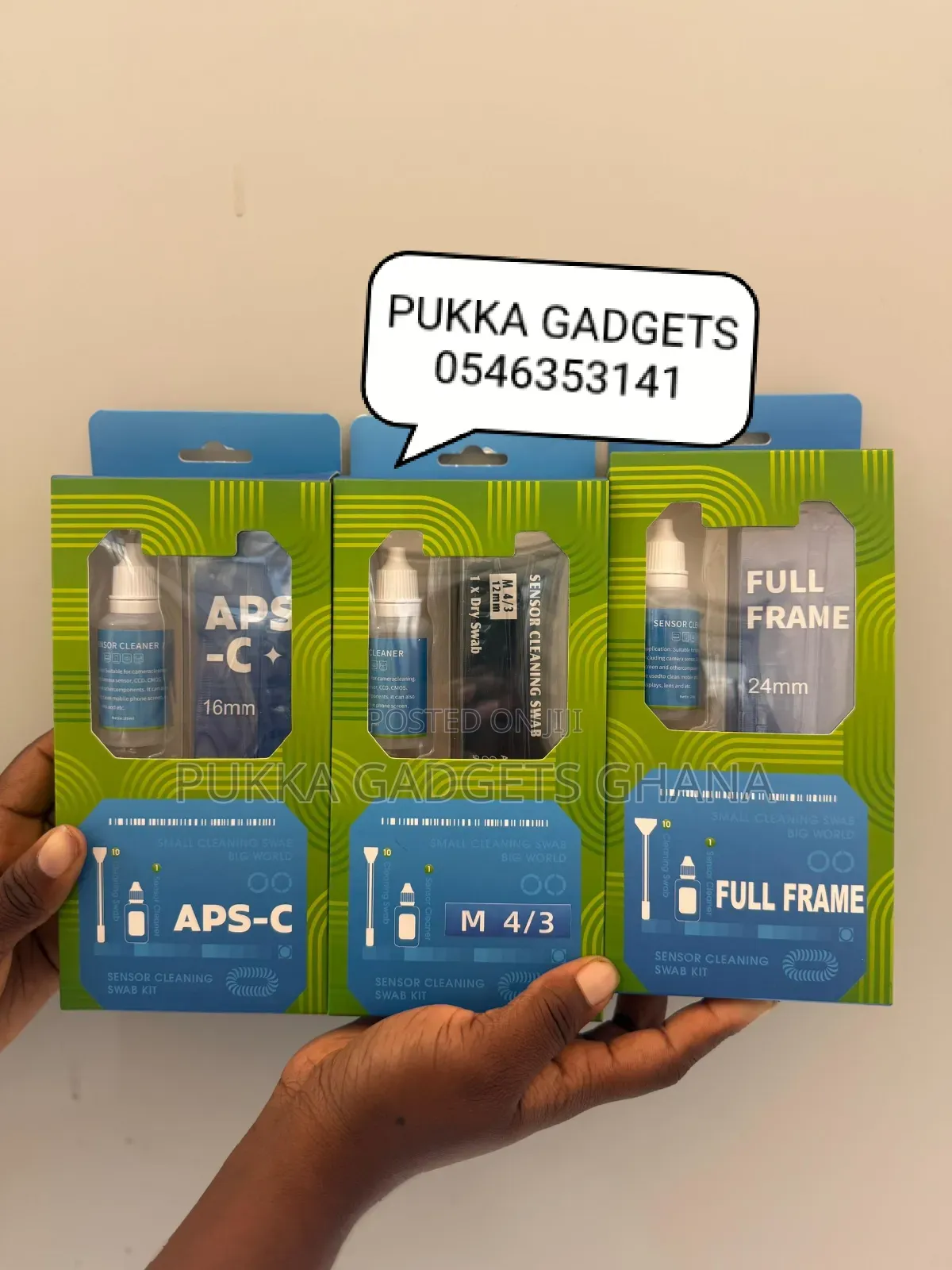 Sensor Cleaning Kit With Cleaning Fluid