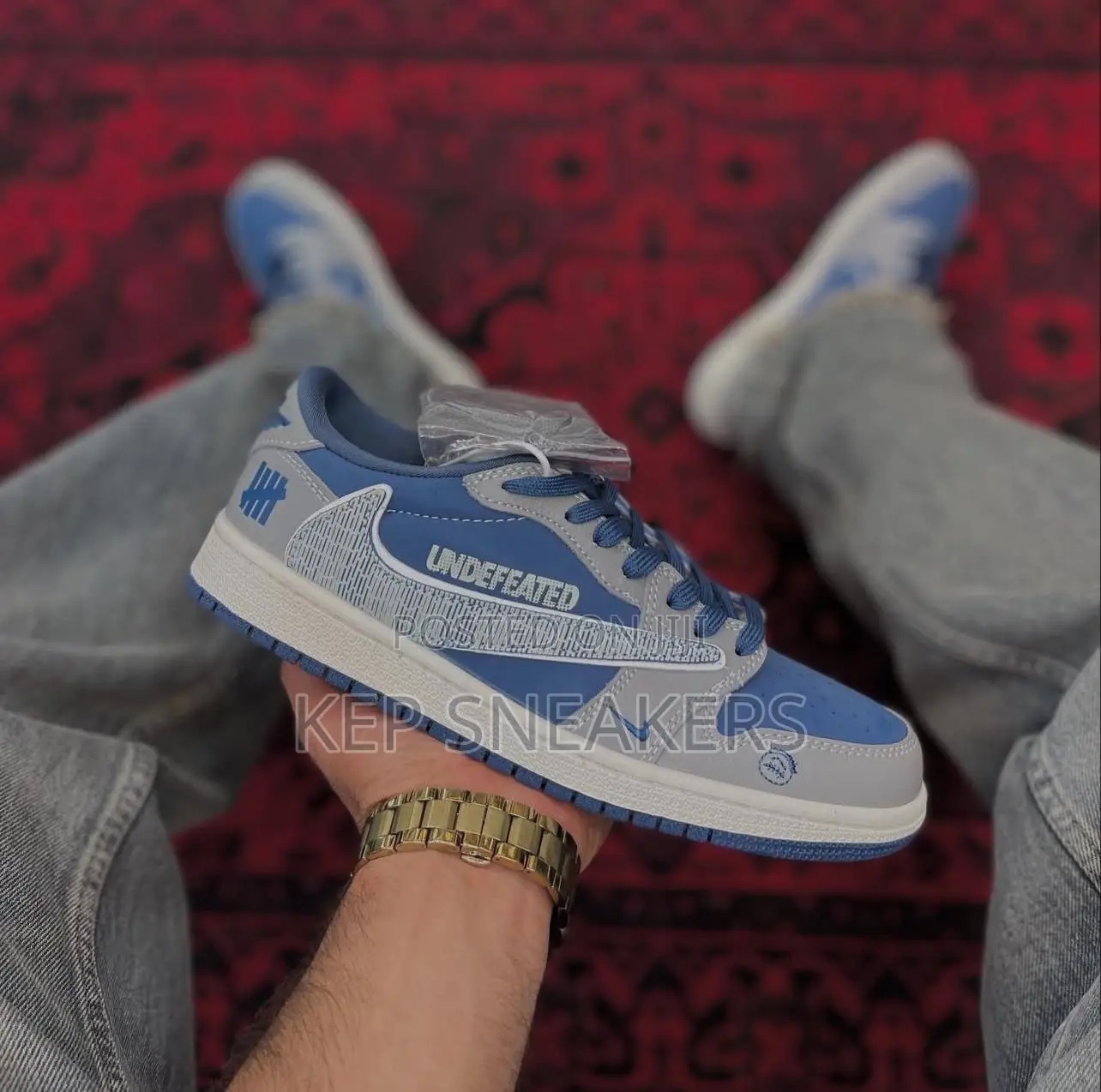 Nike Air Jordan 1 Low X Undefeated.