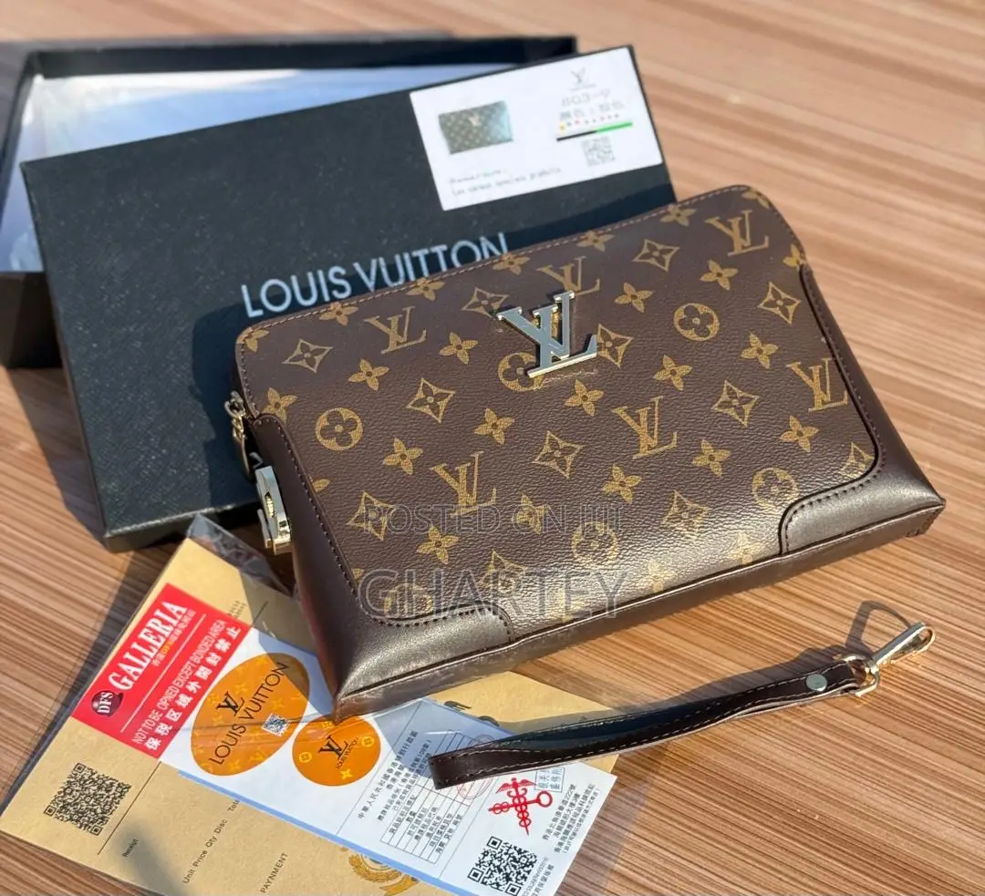 Louis Vuitton Monogram Canvas Men’S Clutch Bag