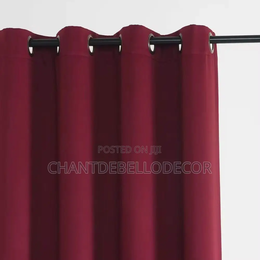 Solid Color Grommets Blackout Curtains 300ghc A Pair For Each Color