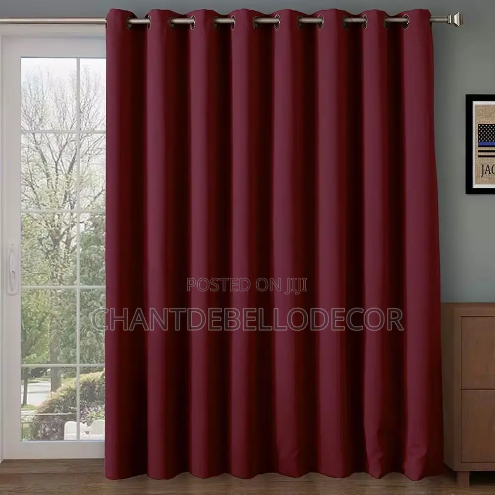 Solid Color Grommets Blackout Curtains 300ghc A Pair For Each Color