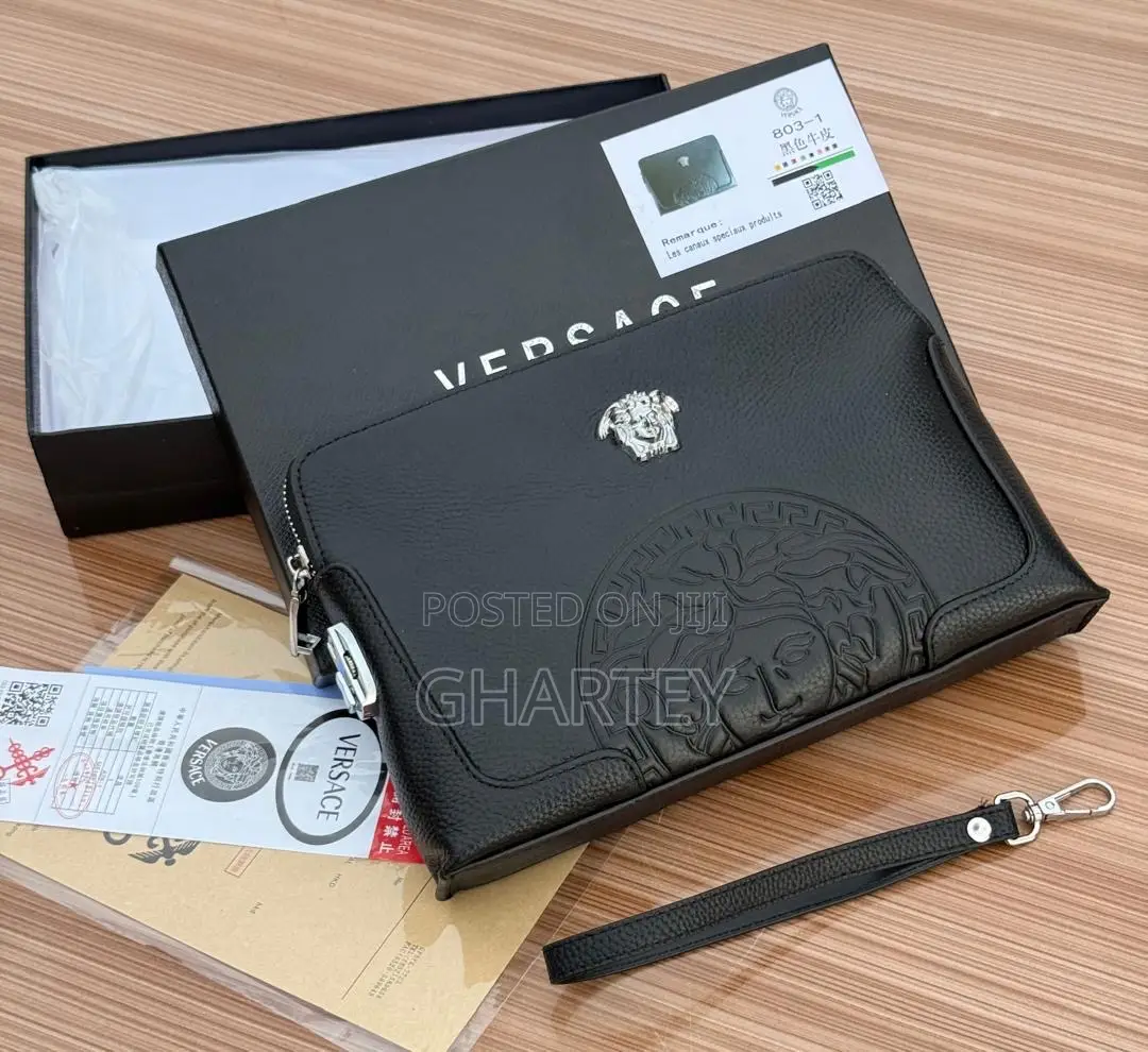 Versace Men’S Clutch Bag - Black