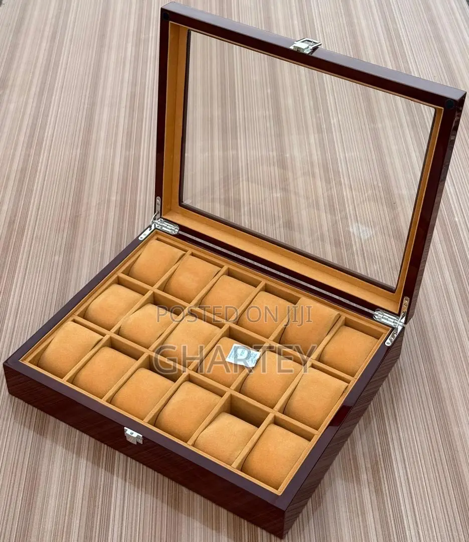 18 Slots Watches Haven - Wood Mode Brown Color