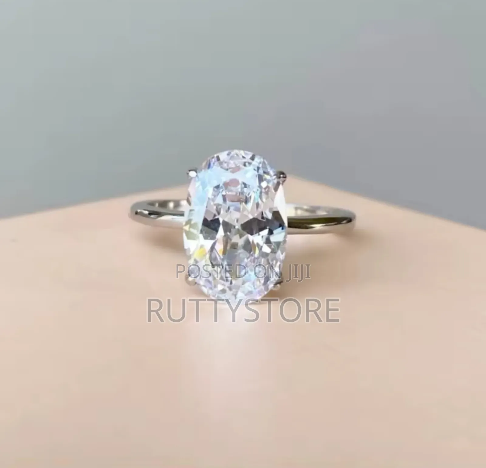 Sterling Engagement Ring (Free Case)
