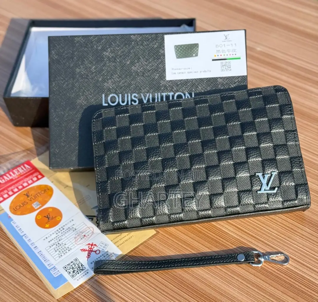 Louis Vuitton Quality Leather Men’S Clutch Bag