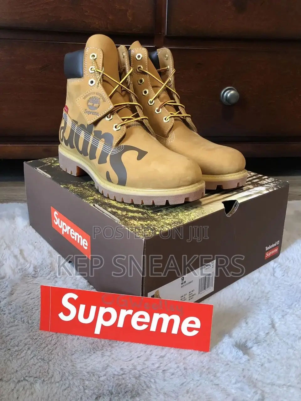 Supreme X Timberland 6 Inch Premium Waterproof Boot 'Big Logo