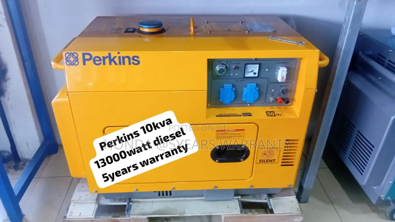 Power Innovator Perkins 10kva 13000watt Diesel Generator