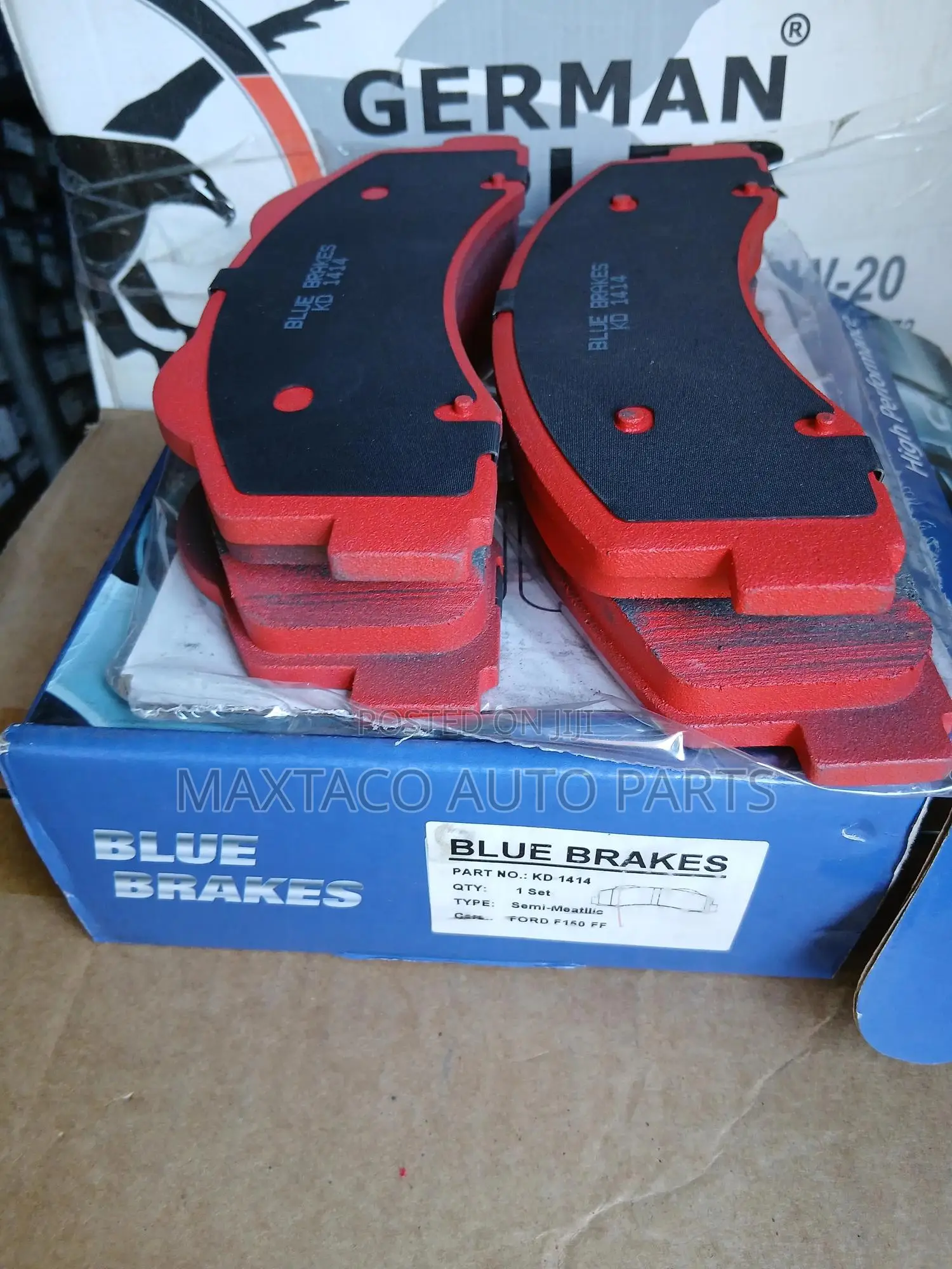 Blue Brakes Kd1414 Brake Pad-Front for Ford F150