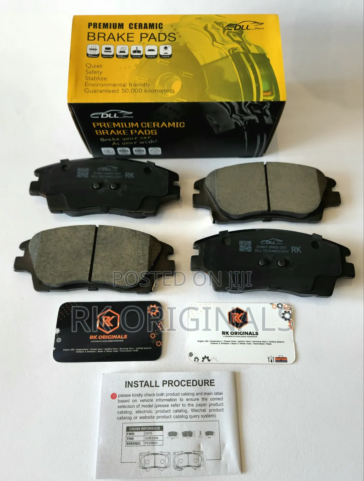 Tucson 16-21/Elantra 17-20/Sportage 17-22 Ceramic Front Brake Pads