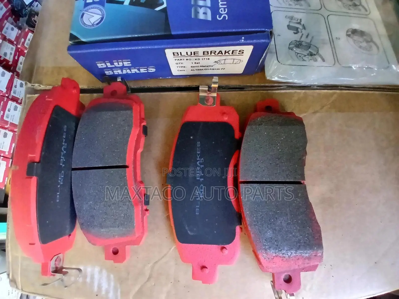 Blue Brakes Kd1715 Semi Metallic Brake Pad-Front for Nissan Altima