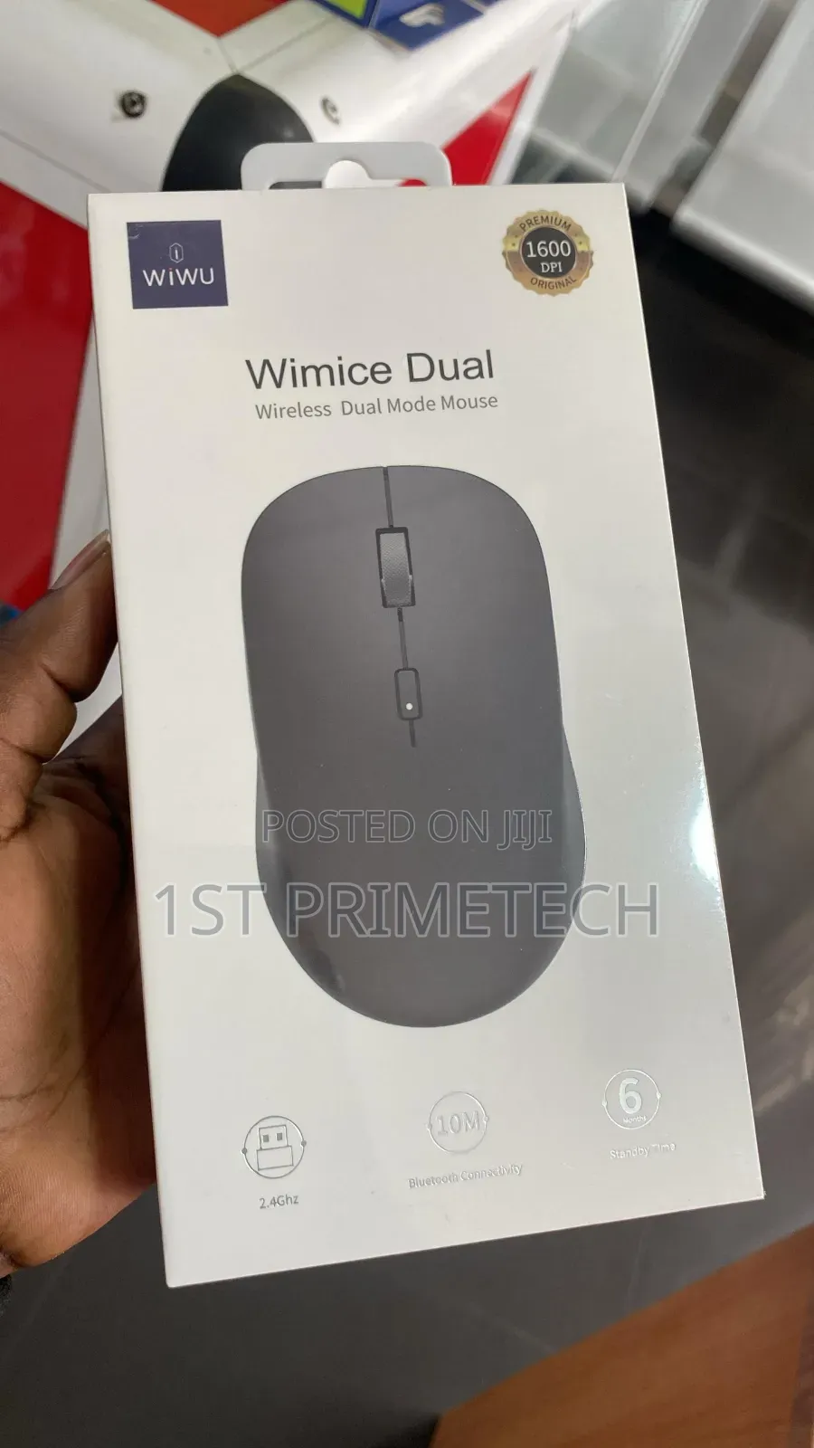 Wiwu Dual Mode Mouse With Bluetooth and 2.4g Wireless Mouse