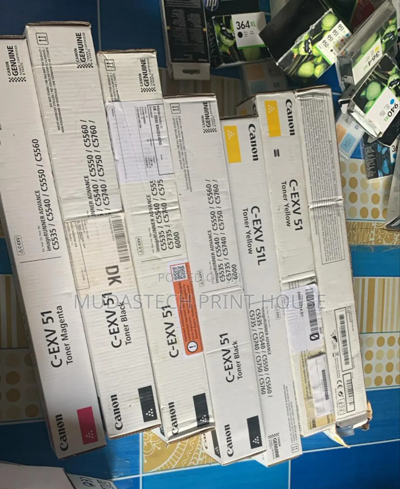 Original Canon Irac C-Exv 51 /C5550i/C5560i Toners Available