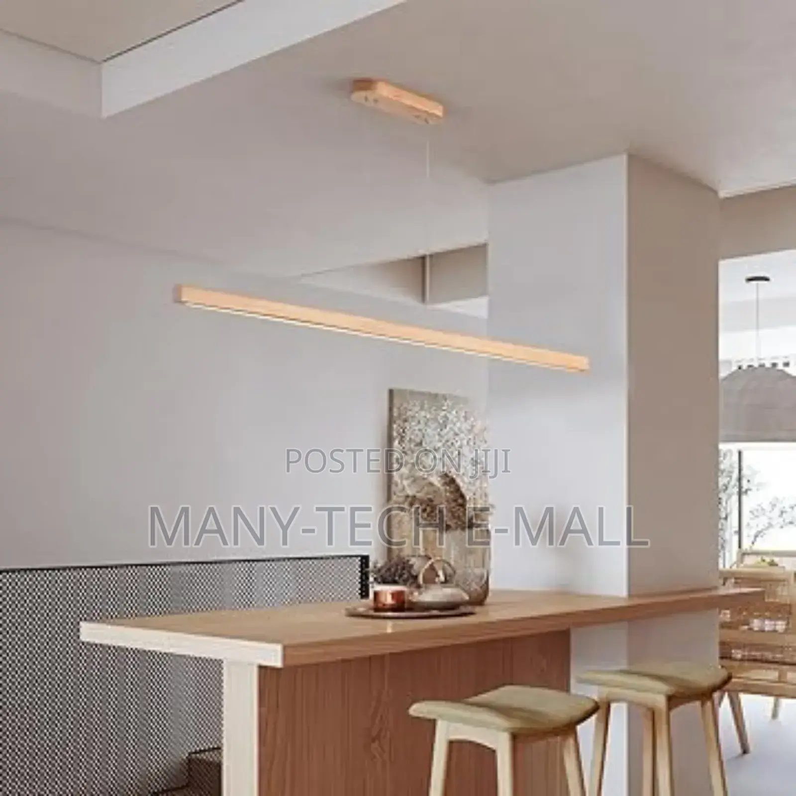 59" Wooden Dining Pendant Light